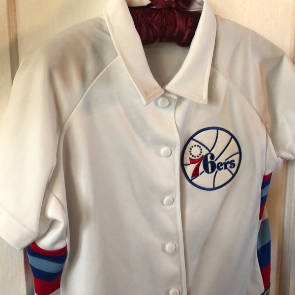 Vintage NBA Hardwood Classics Philadelphia 76ers Sixers Basketball Jersey XL - Picture 1 of 10